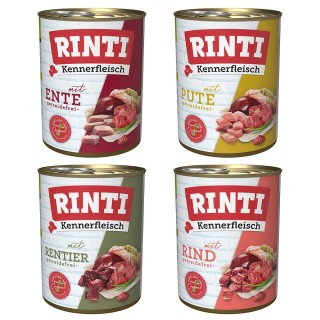 Sparpaket RINTI Kennerfleisch 12 x 800 g - Mixpaket 2