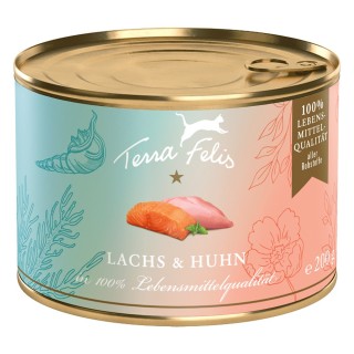 Terra Felis 12 x 200 g - Lachs & Huhn