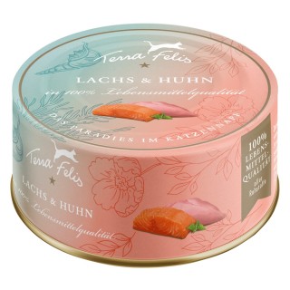 Terra Felis 12 x 80 g - Lachs & Huhn