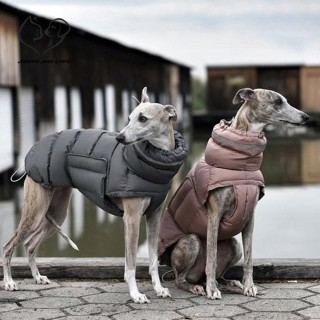 Winter Warme Hundekleidung Winddicht Wasserdicht Dicke Daunenjacke Für Hunde Verstellbare Baumwolle Große Hundeparkas Kleidun