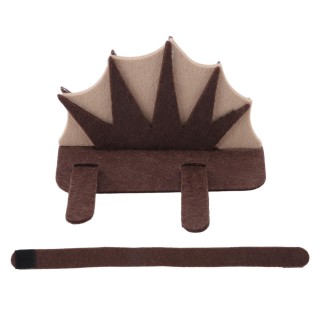 Haustier-Eidechsenkostüm, hautfreundlich, 3 verstellbare Träger, süße Filz-Reptilienkleidung für Bartagamen L