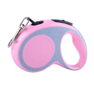 Versenkbare Haustier Leine Automatische Einstellbare Komfortable Griff Paw Print Pet Walking Leine für 5M