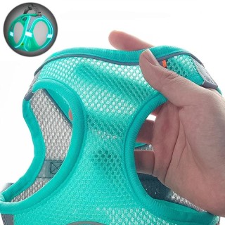 Hundegeschirr, Kleidung, Weste, Brust, Katzenhalsbänder, Seil, kleine Hunde, reflektierend, atmungsaktiv, verstellbar, für Sp