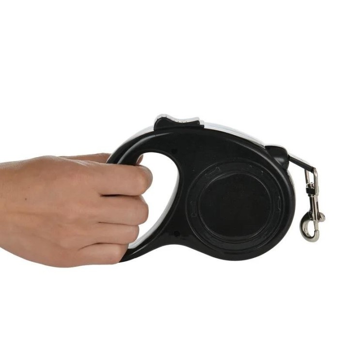 3m 5m Hundeleine für kleine Hunde Katzen automatisch einziehbare Welpen Nylon Gehen Laufen Zugseil Französische Bulldogge Hei