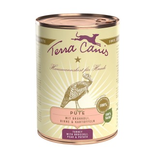 Terra Canis Classic 6 x 400 g - Truthahn mit Broccoli, Birne & Kartoffeln