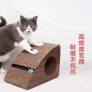 Erdnuss-Katzenkratzbrett, speziell geformte Schleifklauen, gewelltes Katzenkratzbrett, Heimtierbedarf