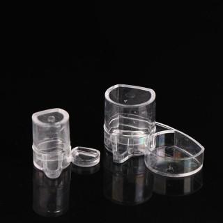 1 Stück runder Design Futter- und Wasserfütterungsbereich für Ameisennest Ameisenfarm Acryl Insektenameisennester Fütterungsb