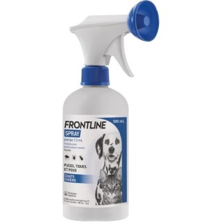 FRONTLINE Spray 250 ml – Puces, Tiques, Poux – Chien et chat