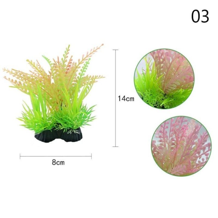 13 Arten künstliche Aquarium-Dekorpflanzen, Wasserunkraut, Ornament, Wasserpflanze