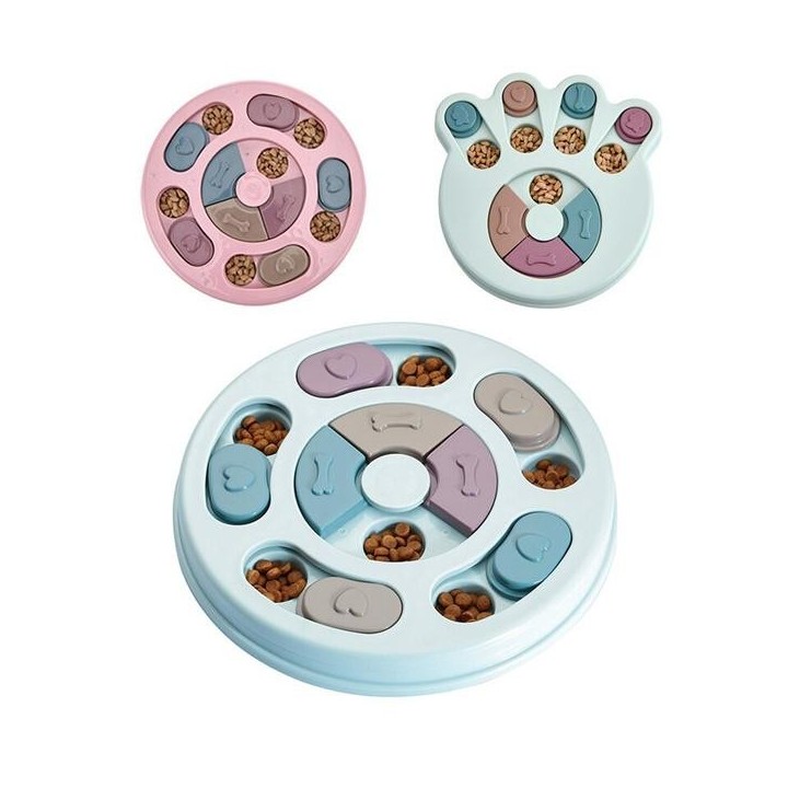 Hunde-Puzzle-Spielzeug, langsamer Futterspender, interaktives Training, Steigerung des Welpen-IQ, Futterspender, langsames Fr