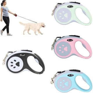 Heiße 5M-Leinen, langlebig, automatisch einziehbar, Nylon, Katzenleinen-Verlängerung, Welpen-Hundehalsband, zum Gehen und Lau