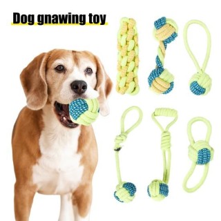 7/8 Stück Hundeseilspielzeug, kaufestes Baumwollseil-Knotenspielzeug für aggressive Kauer, interaktives Tauziehen-Beißspielze