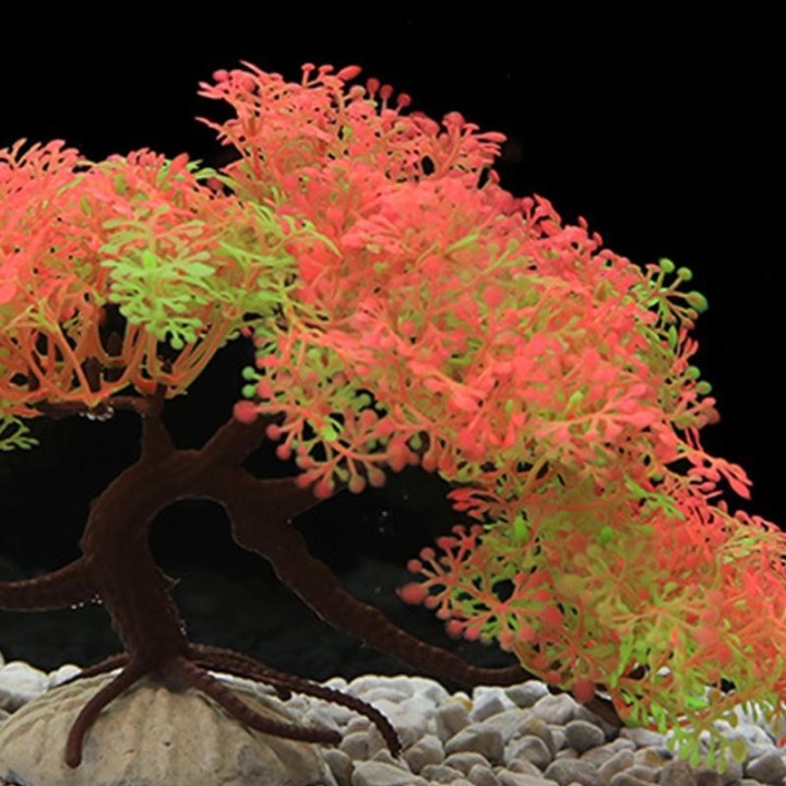 Aquarium Dekoration Ornamente Simulierte Kiefer Gefälschte Bäume Pflanzen Dekorationen 3