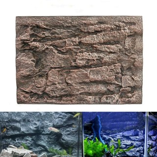 Aquarium Foam Rock Stone Fish Tank Background Wall 3D Reptile Breeder Vivarium