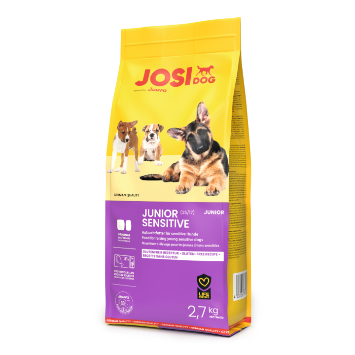 JosiDog Junior Sensitive 3x 2,7 kg