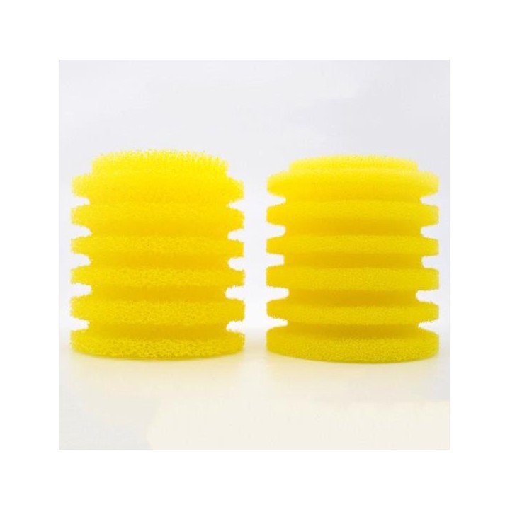 Filterschwamm, dicker, starke Adsorptionskraft, universeller runder gelber Aquarium-Filterschaum für Songbao 3300-Serie A