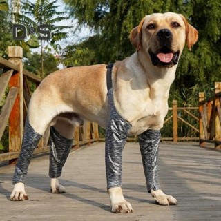Hundeleggings, waschbare Hundebeinärmel zur Vermeidung von Lecken, wasserdichter Hundebeinschutz für Vorder- und Rückseite, G
