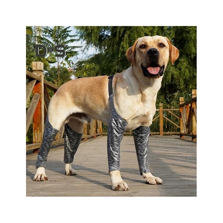 Hundeleggings, waschbare Hundebeinärmel zur Vermeidung von Lecken, wasserdichter Hundebeinschutz für Vorder- und Rückseite, G