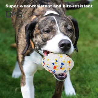 Der beruhigende Ball von Mellow Dog zur Linderung von Ängsten. Leichtes Kauspielzeug für Haustiere. Interaktives Apportierspi