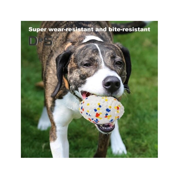 Der beruhigende Ball von Mellow Dog zur Linderung von Ängsten. Leichtes Kauspielzeug für Haustiere. Interaktives Apportierspi