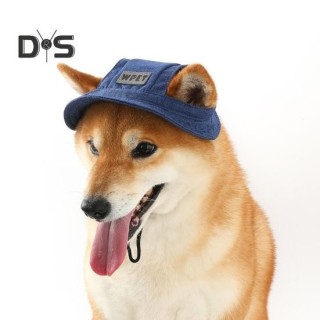 Haustierhut mit Ohrlöchern, verstellbarer Sonnenschutzhut für Hunde, für den Außenbereich, Haustiervisier, Kopfbedeckung für