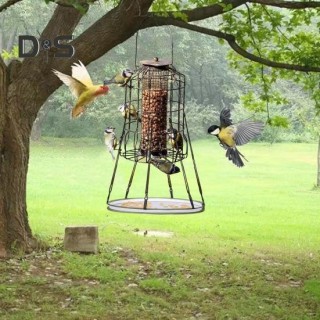 Vogelfutter-Fangschale, universeller Vogelfutterspender-Aufsatz, Hängerahmen-Plattform für Kolibri-Futterspender, Bienenfutte