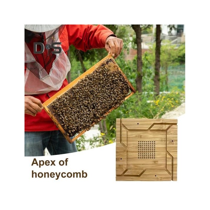 Bienenstock-Fluchtbrett, quadratisches Bienen-Fluchtbrett aus Holz, Bienenstock-Innenabdeckung, belüftetes Fluchtbrett für St
