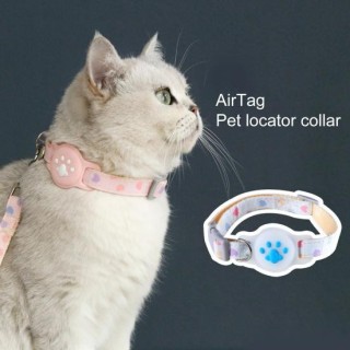 1 Set abnehmbarer Haustier-Umhängegurt, im Dunkeln leuchtend, nützliche, abriebfeste Halsband-Tracker-Abdeckung für AirTag bl