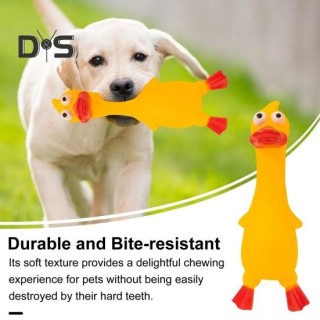 Vinyl-Hundespielzeug mit Quietscher, Cartoon-Tierformen, haustiersicheres Kauspielzeug, Hundespielzeug zur Linderung von Eins