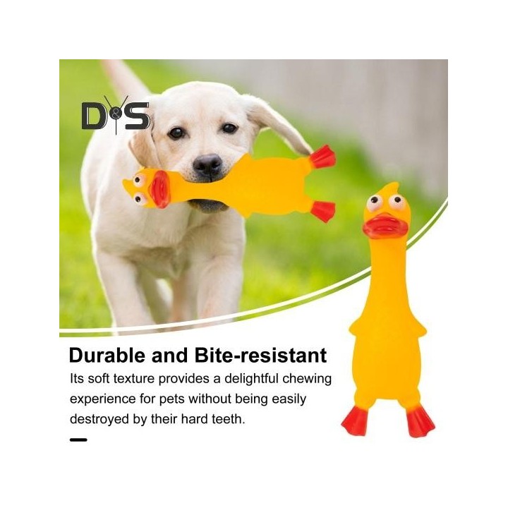 Vinyl-Hundespielzeug mit Quietscher, Cartoon-Tierformen, haustiersicheres Kauspielzeug, Hundespielzeug zur Linderung von Eins