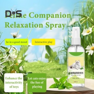 60 ml Katzenminzenspray, natürlicher Katzenminzennebelspray zur Stresslinderung für Kätzchen, attraktive Katzenminzen-Sprühfl