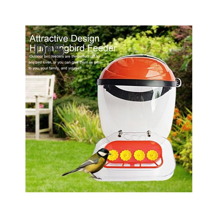 Kolibri-Futterspender, Gesichtshut, Vogelfutterspender, leicht zu reinigen und nachzufüllen, tragbarer Kolibri-Viewer, Stirnb