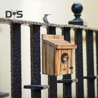 Vogelnistkasten, wasserdichtes Vogelnest aus Holz, Nistkasten für Meisen, Vogelhäuschen für den Außenbereich, Nistkasten für