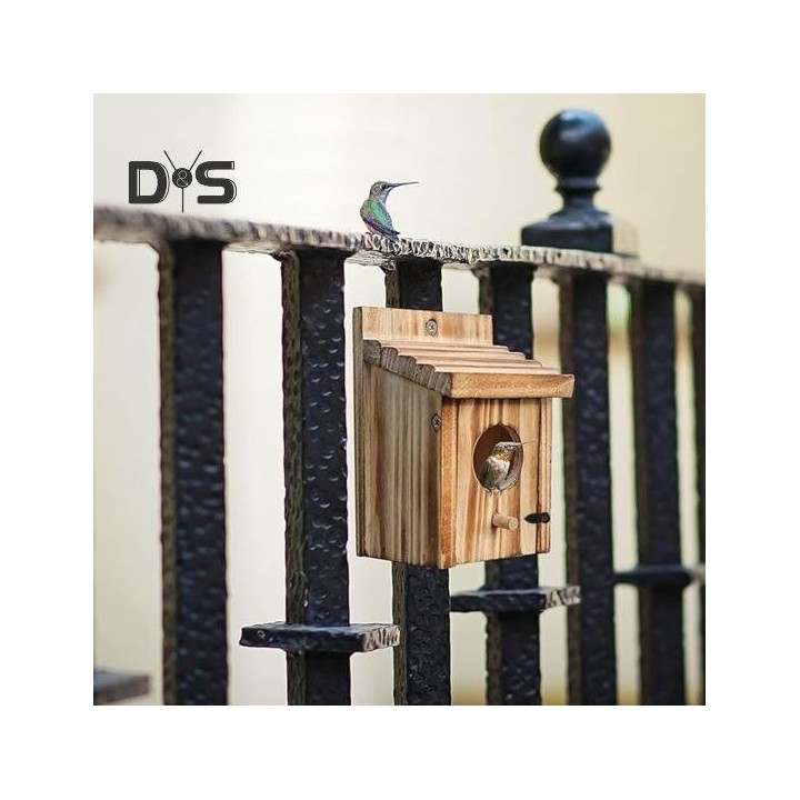 Vogelnistkasten, wasserdichtes Vogelnest aus Holz, Nistkasten für Meisen, Vogelhäuschen für den Außenbereich, Nistkasten für