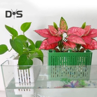 Pflanzenhalter für Aquarien mit Haken, Pflanzenständer für Aquarien, Pflanzbecher für Aquarien, Hydrokulturkorb für den Anbau