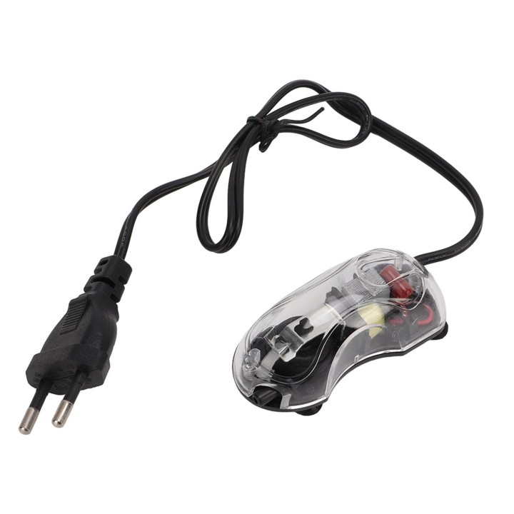 Mini-Sauerstoffpumpe für Aquarien, professionelle, geräuscharme Sauerstoffpumpe für Fische und Schildkröten, EU-Stecker, 220