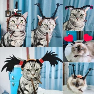 Halloween-Hundehaarband, Haustier-Cosplay-Party-Haarreif, Verkleidungskostüm-Zubehör, lustiges Stirnband für Katzen, Hunde, P