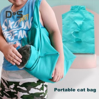 Tragetasche für Katzen, Fesseltasche für Katzen zum Krallenschneiden, Medikamentenverabreichung, kratzfeste Fellpflegetasche,