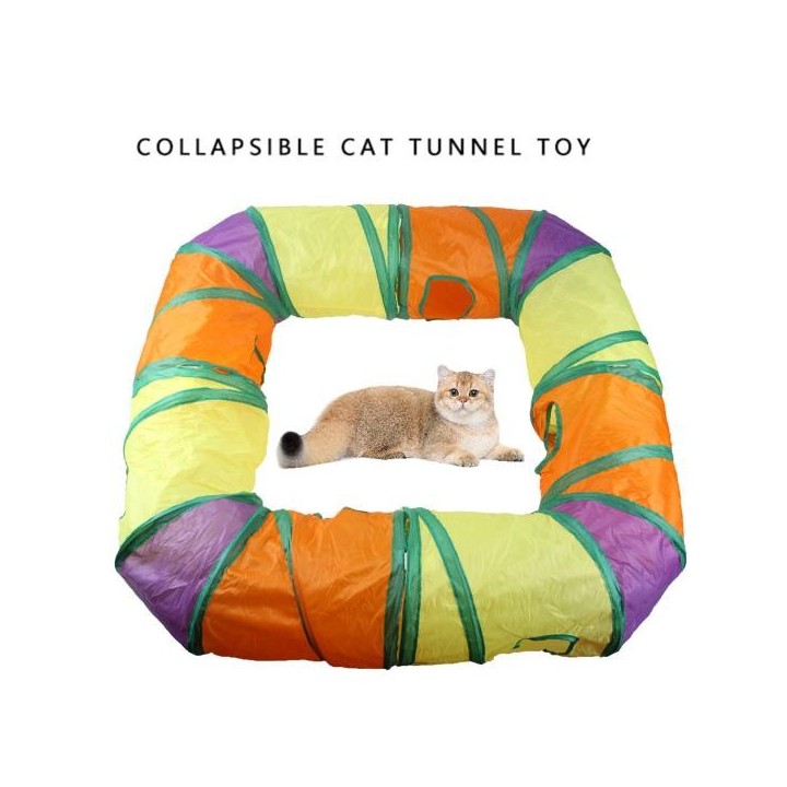 Leichter Katzentunnel, zusammenklappbar, schöner Spielkanal
