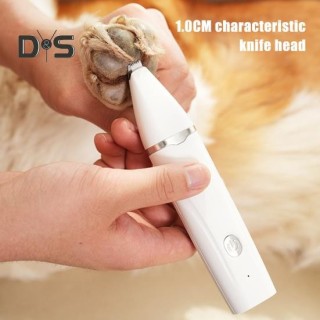 Haarschneidemaschine für Hunde, Fellpflegeset mit Nagelschleifer, 4-in-1, kabelloser elektrischer Trimmer für Hunde und Katze