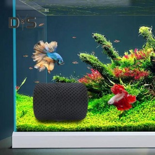 Betta-Fischtunnel, Aquariumhöhle mit Saugnapf, Kunststoff-Fischversteck, hohles Betta-Fischspielzeug, Aquariumdekor für klein