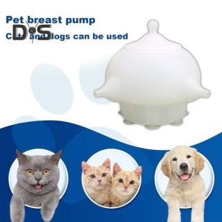 Welpenfutterautomat mit 4 weichen Saugern, stabiles Silikon-Futterfläschchen für Neugeborene, vielseitiger Milchfutterautomat