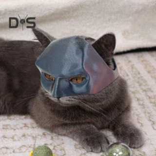Fledermaus Katze Avenger Gesichtskissen Katze Cosplay Hut Halloween Party Kostüm Accessoire 3D gedruckt Haustier Dress-up Pro