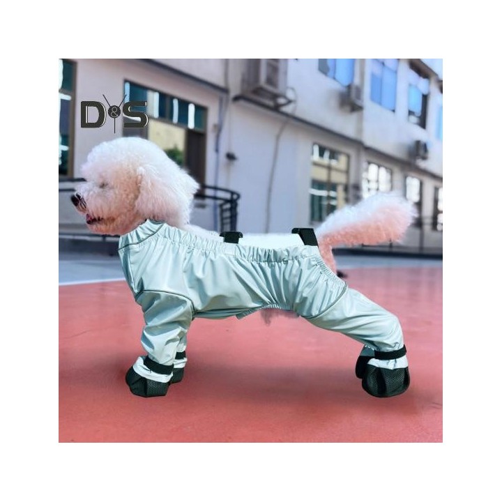 Hundestiefel-Leggings, wasserdichte Hosenträger-Booties, rutschfester Hundepfotenschutz, schmutzabweisende Hunde-Schnee-Regen