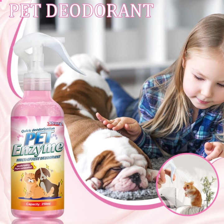 Tierspray, gebrauchsfertiger Haustier-Deodorant für starke Gerüche, Ausscheidungen, Sprays, Kot- und Urin-Deodorant, sicherer