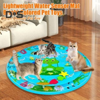Katzenspielmatte, verdickter Wassersensor, Haustierspielmatte, Wassersensor-Kühlmatte, Spielzeug, interaktives Haustier-Wasse