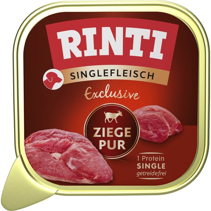 Rinti Singlefleisch Exclusive Ziege pur 10x150 g