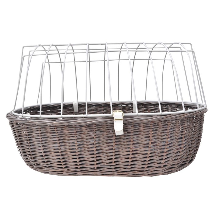 Aumüller Fahrradkorb grau Steuerkopf 52x38x40 cm