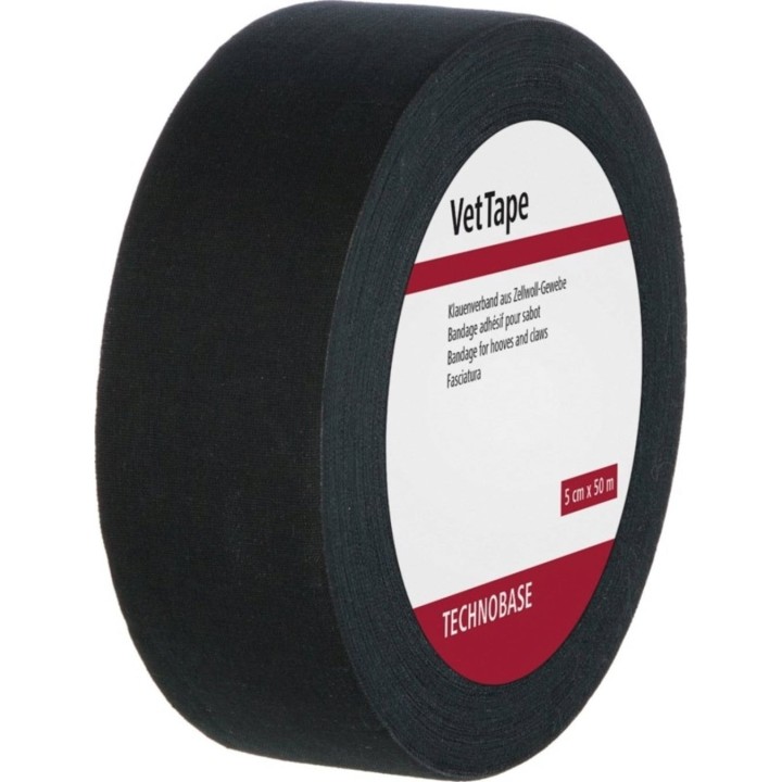 Kerbl VetTape Klauenverband, schwarz (50 m) - 1 Stück