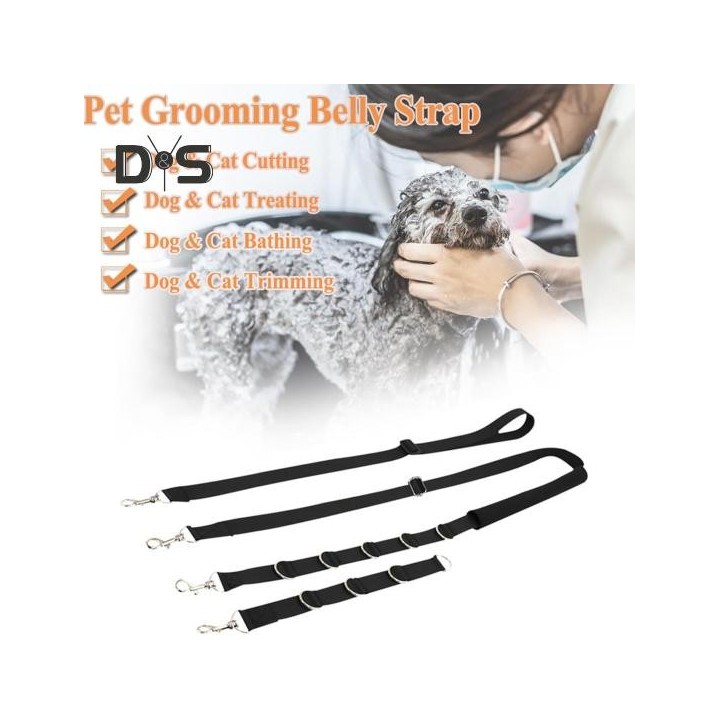 3-teilige Bauchgurte für die Hundepflege mit Klemmverlängerungsschlaufe, verstellbares Design, einfach zu verwendende Seile z